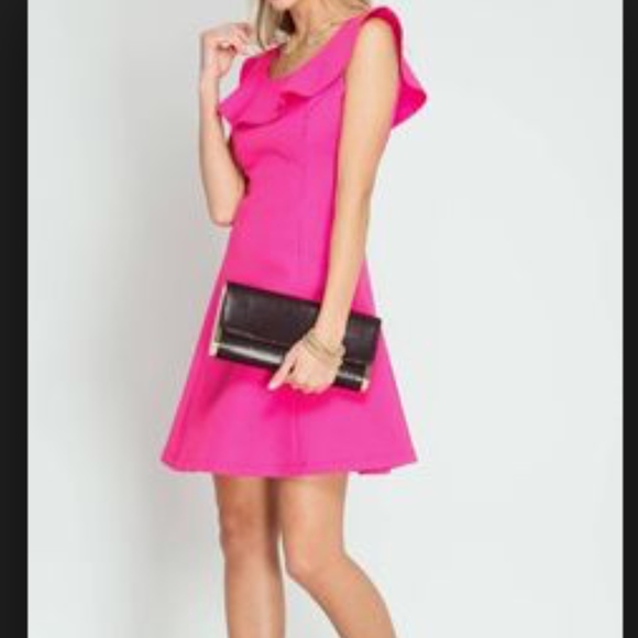 hot pink summer dress
